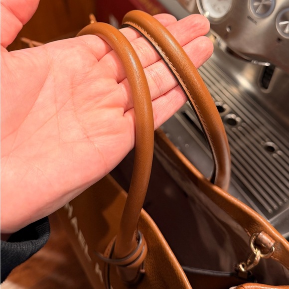 Michael Kors Mirella Medium Pebbled Leather Tote Bag - Picture 10 of 13